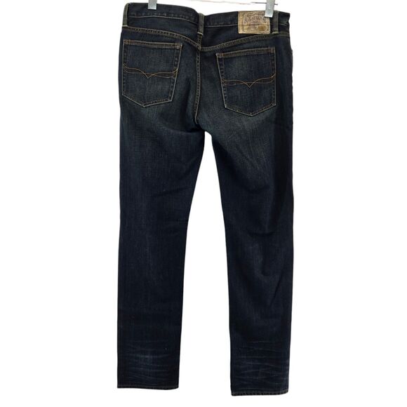 Ralph Lauren Thompson 650 Jeans Size 31 (34x32) Straight Leg Broken In Look - Picture 3 of 13